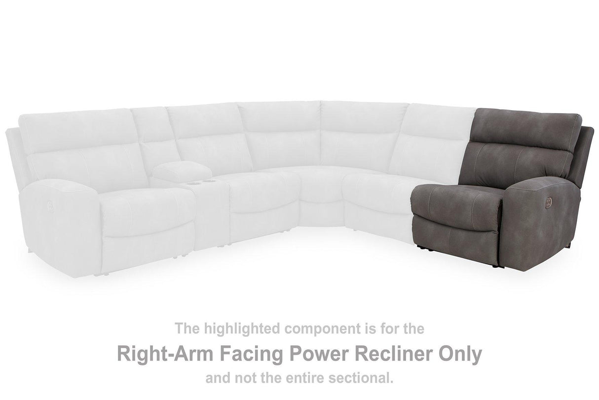 Next-Gen DuraPella Power Reclining Sectional Loveseat - galleria furniture outlet