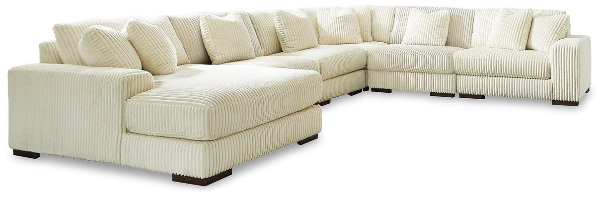 Lindyn Sectional with Chaise - galleria furniture outlet