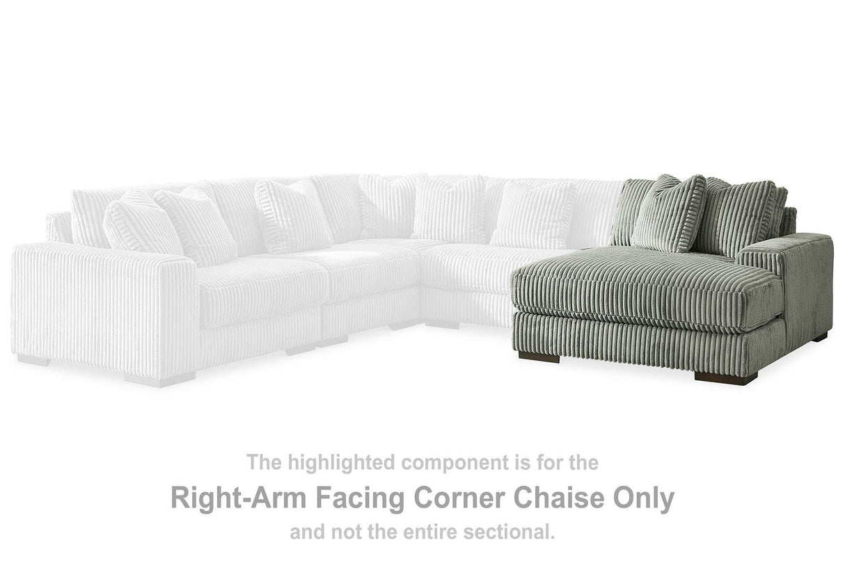 Lindyn Sectional with Double Chaise - galleria furniture outlet