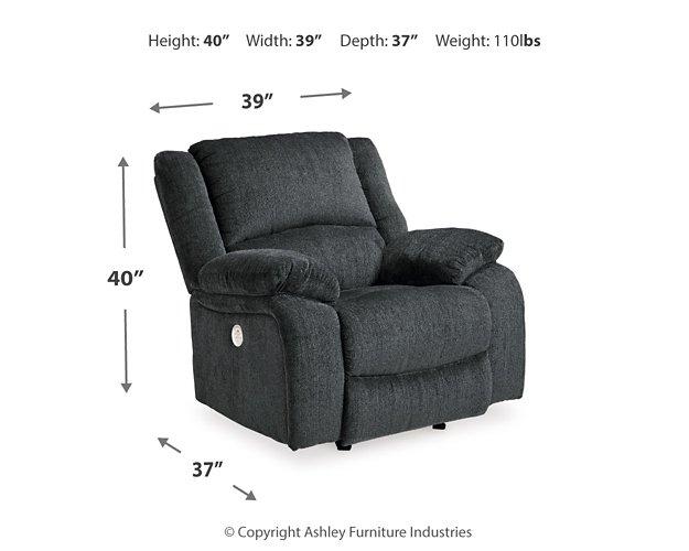 Draycoll Power Recliner - galleria furniture outlet