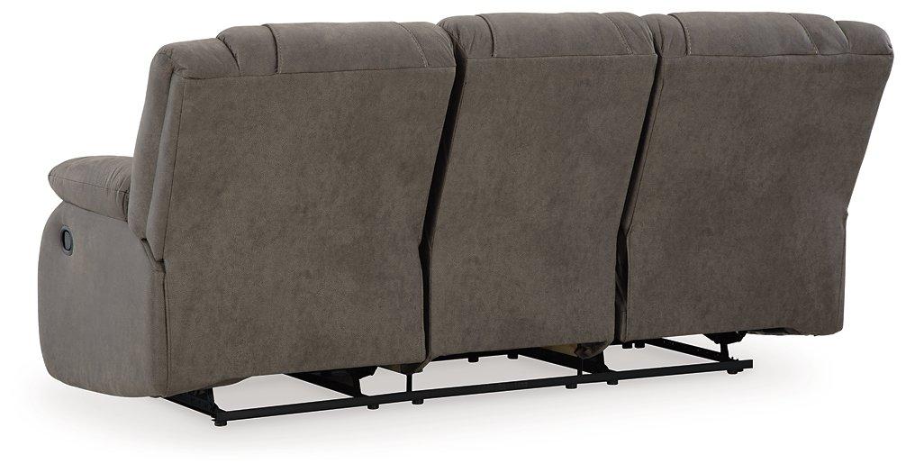 First Base Reclining Sofa - galleria furniture outlet