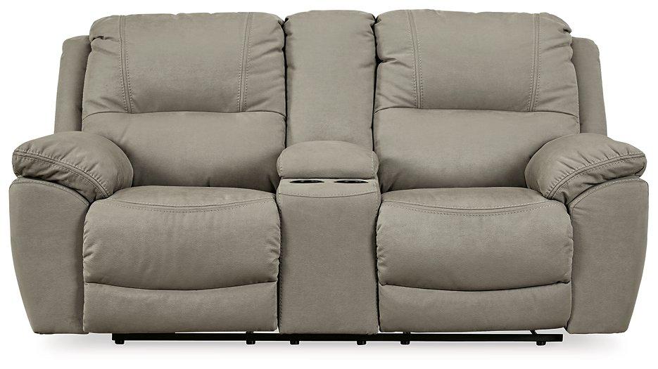 Next-Gen Gaucho Reclining Loveseat with Console - galleria furniture outlet
