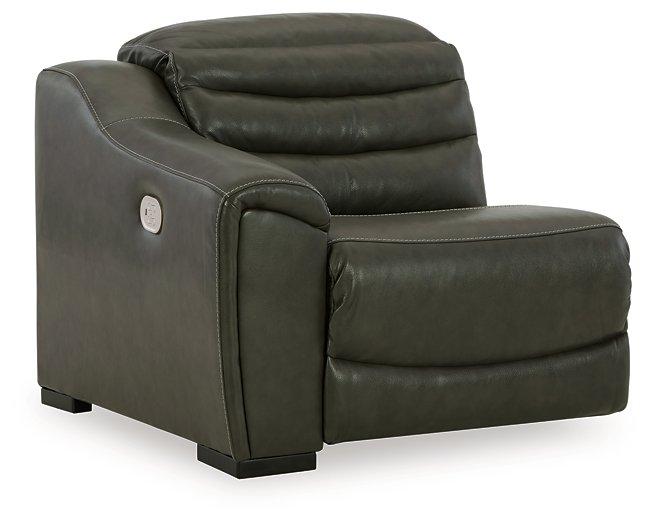Center Line Power Reclining Sectional Loveseat - galleria furniture outlet