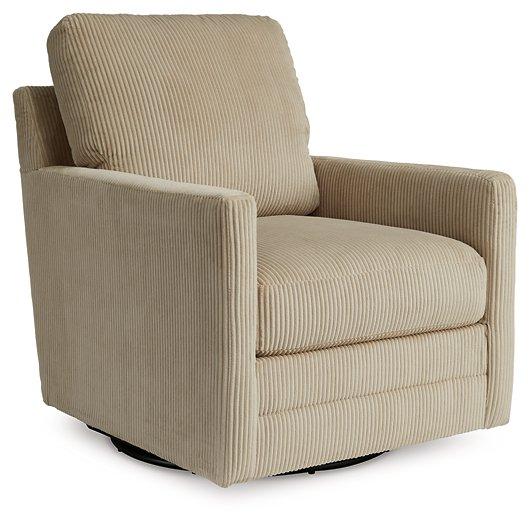 Icaman Swivel Accent Chair - galleria furniture outlet