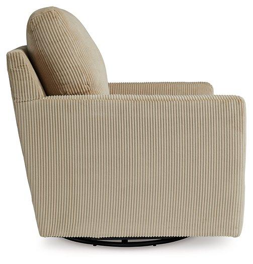 Icaman Swivel Accent Chair - galleria furniture outlet