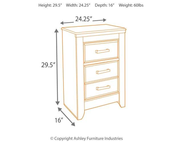 Juararo Nightstand - galleria furniture outlet