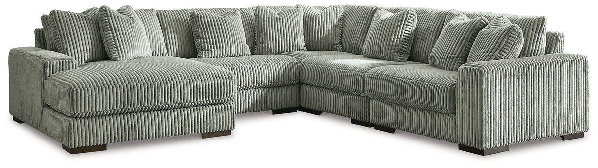 Lindyn Sectional with Chaise - galleria furniture outlet