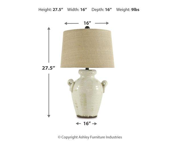 Emelda Table Lamp - galleria furniture outlet