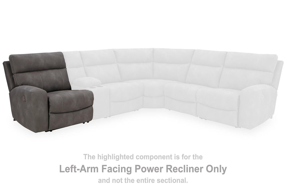 Next-Gen DuraPella Power Reclining Sectional Loveseat - galleria furniture outlet