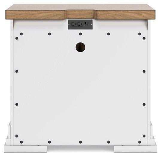 Ashbryn Nightstand - galleria furniture outlet