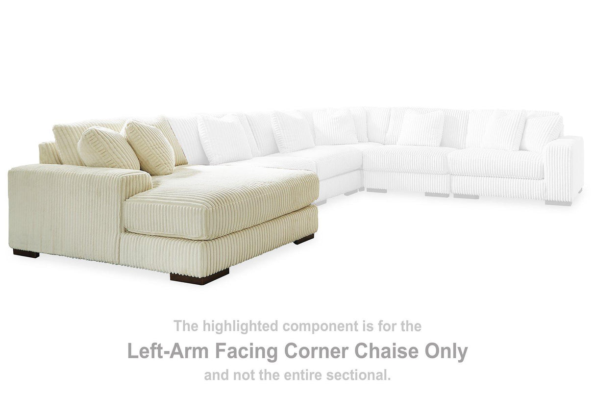 Lindyn Sectional with Double Chaise - galleria furniture outlet