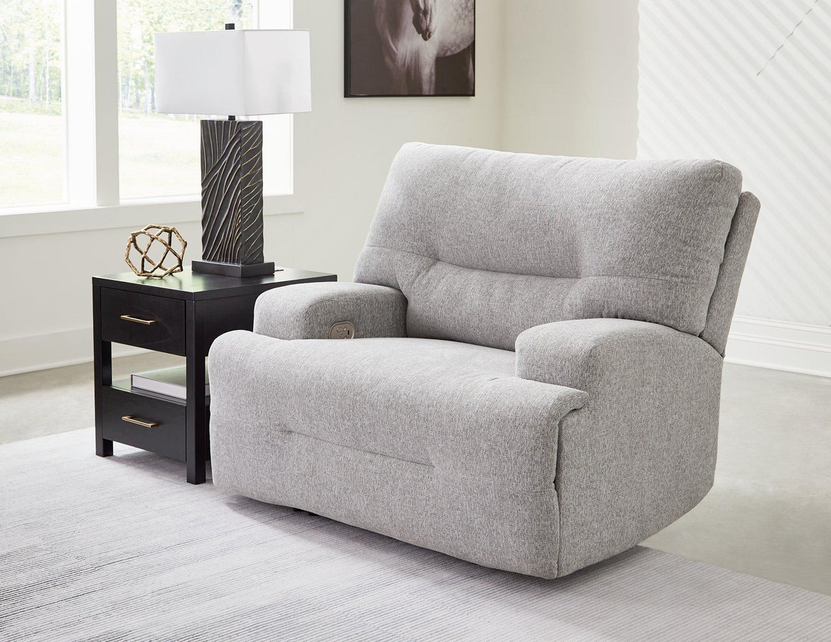 Acklen Place Oversized Power Recliner - galleria furniture outlet
