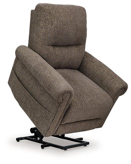 Aureta Power Lift Recliner - galleria furniture outlet