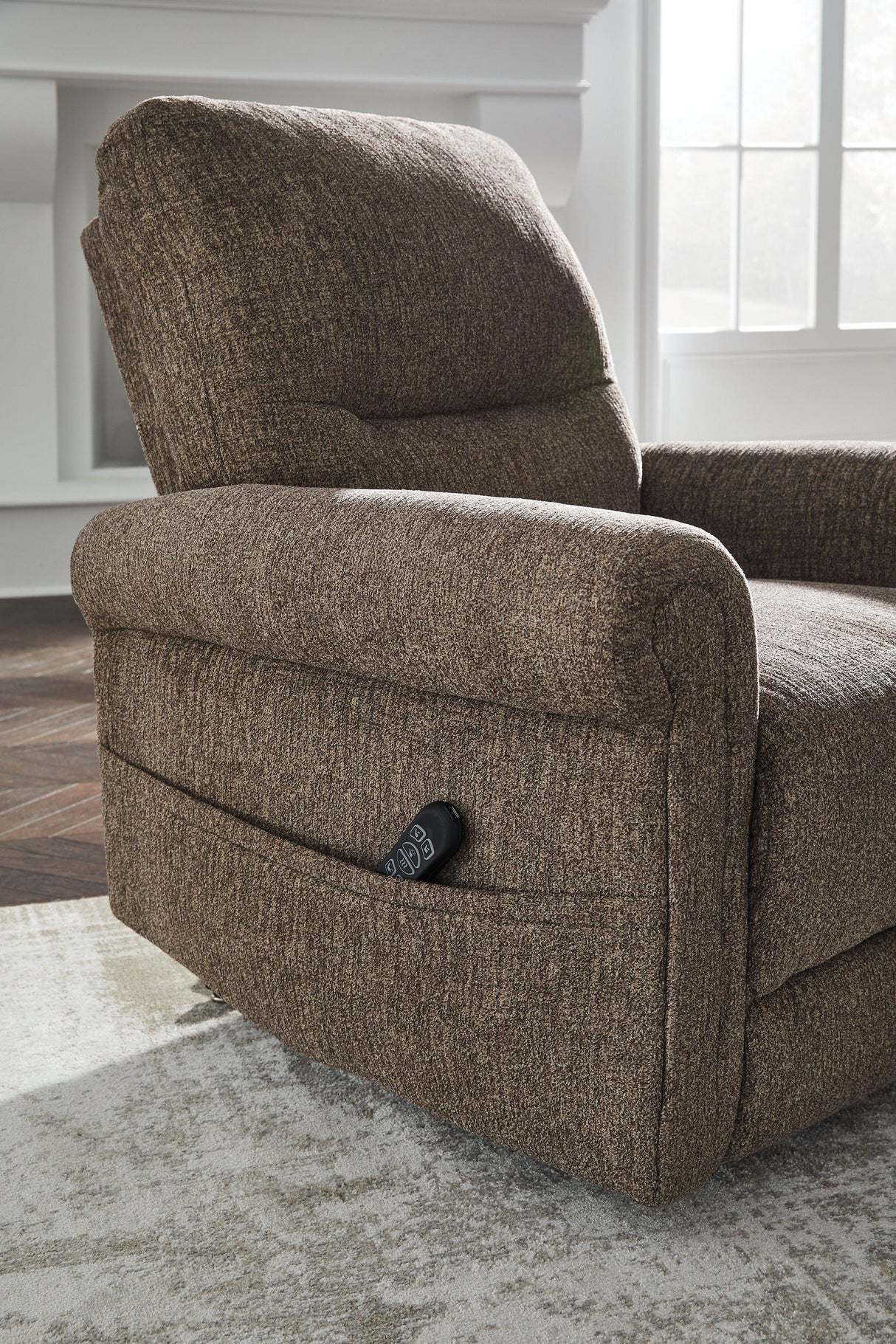 Aureta Power Lift Recliner - galleria furniture outlet