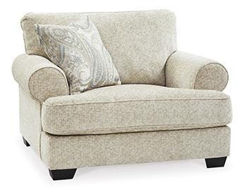 Monaghan Oversized Chair and Ottoman - galleria furniture outlet