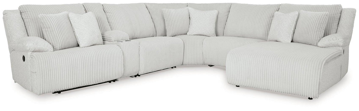 Top Tier Reclining Sectional with Chaise - galleria furniture outlet