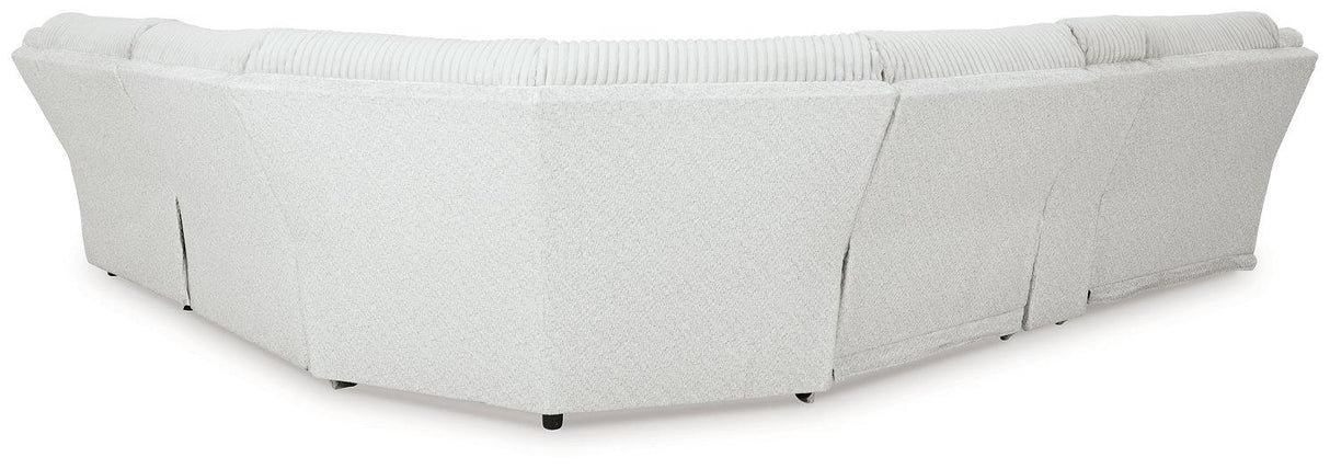 Top Tier Reclining Sectional with Chaise - galleria furniture outlet