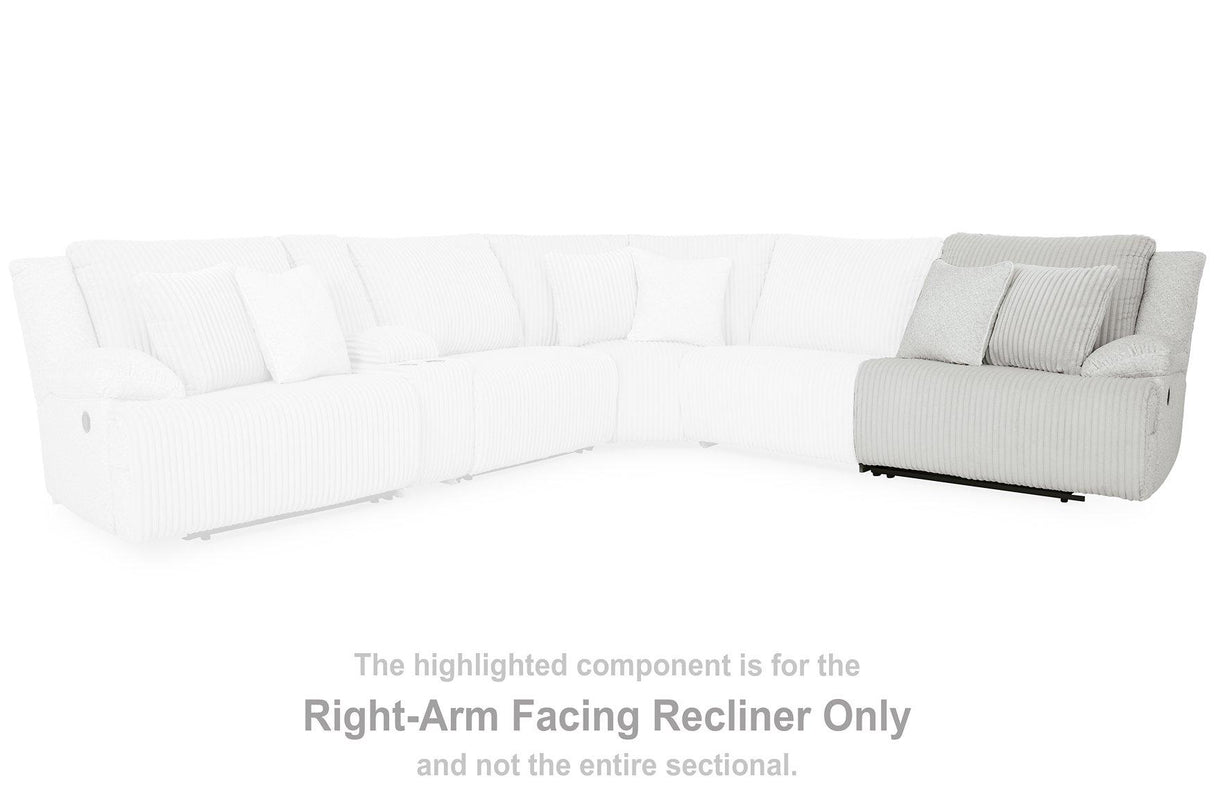Top Tier Reclining Sectional with Chaise - galleria furniture outlet