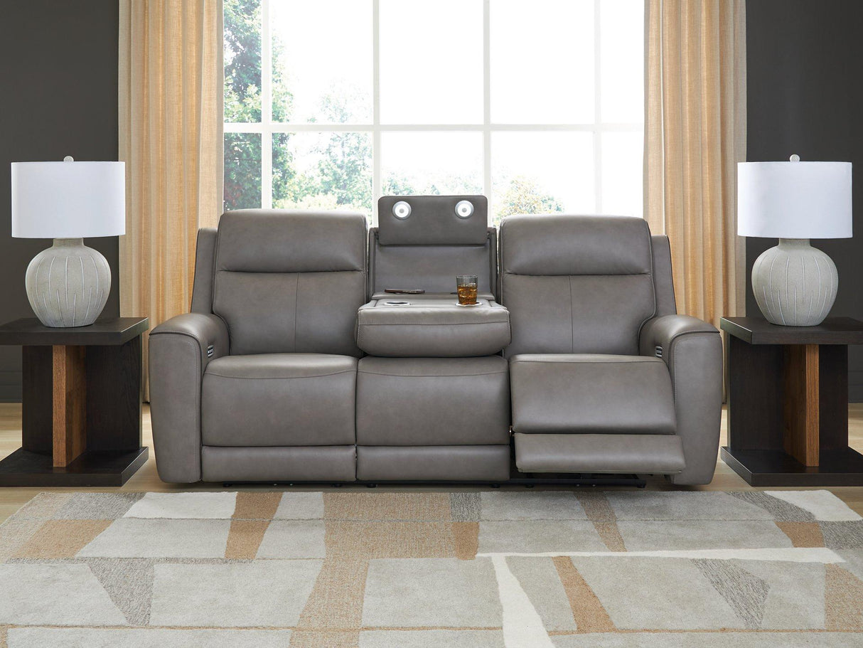 5Z-Comfort Power Reclining Sofa - galleria furniture outlet