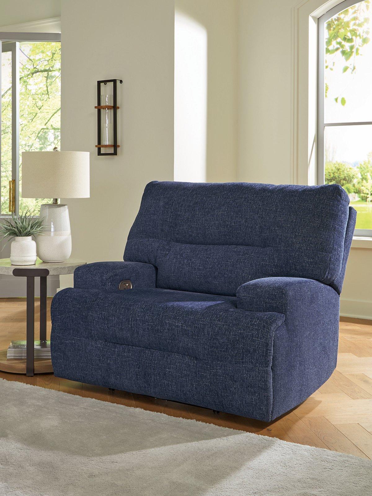 Acklen Place Oversized Power Recliner - galleria furniture outlet