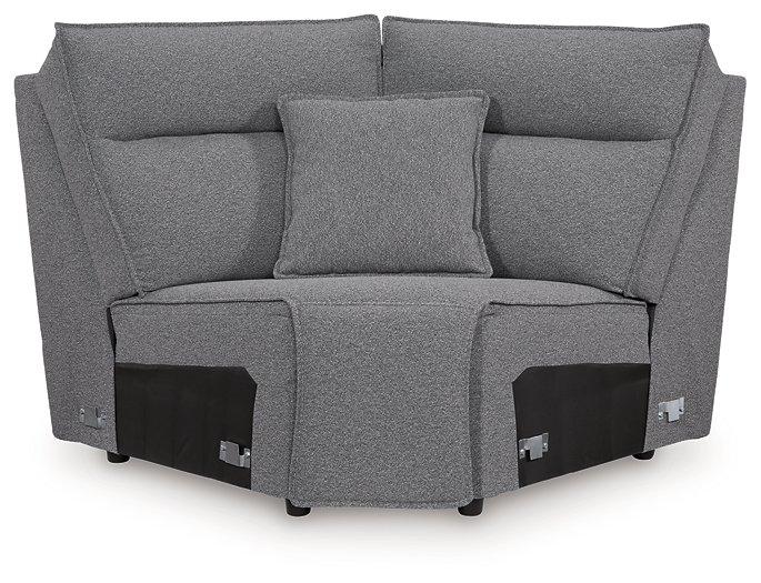 Modmax Reclining Sectional with Console - galleria furniture outlet