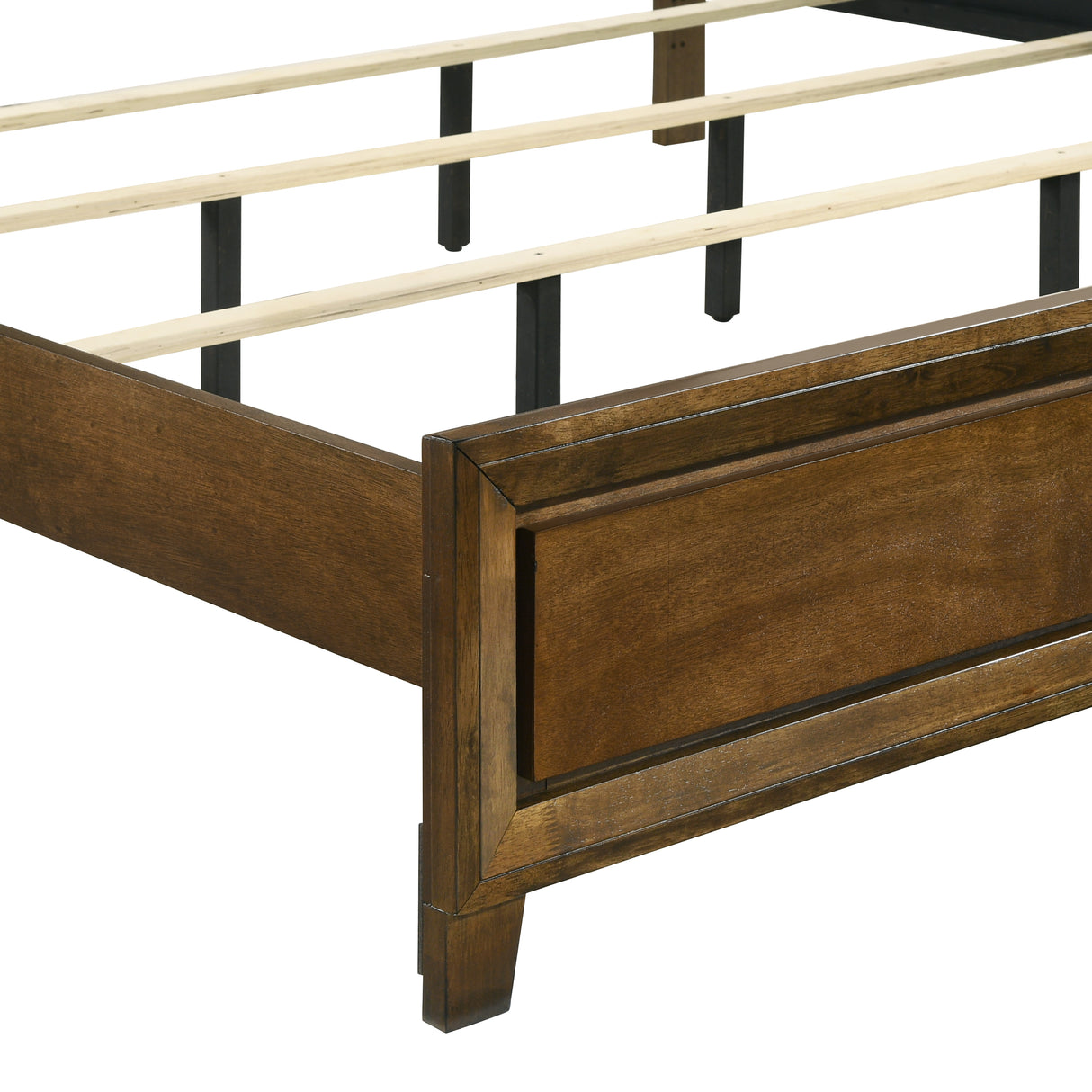 Ballard 6/6-6/0 Ek/Wk Headboard, Footboard & Slat Kit-Walnut