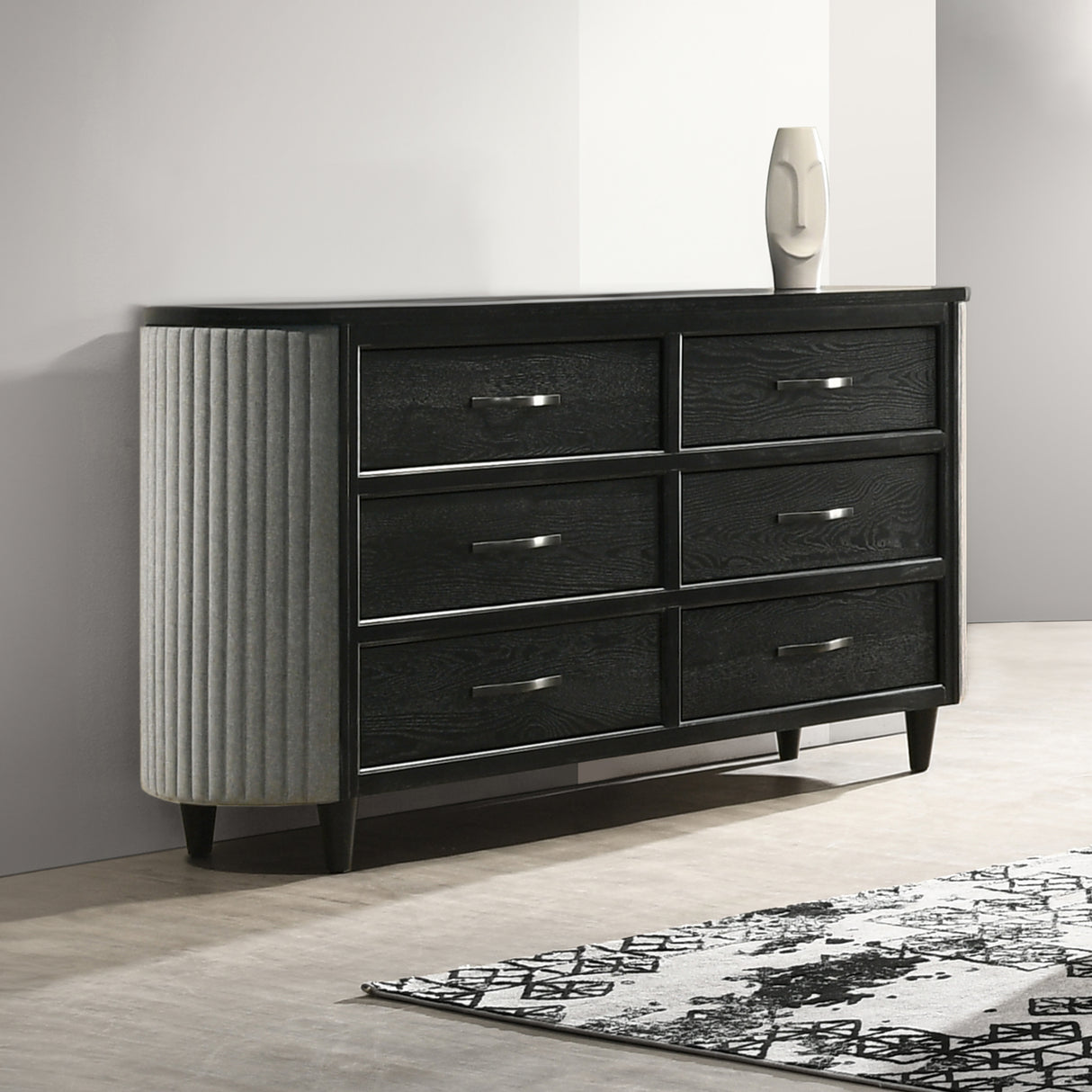 Skyline 6 Drawer Dresser-Onyx