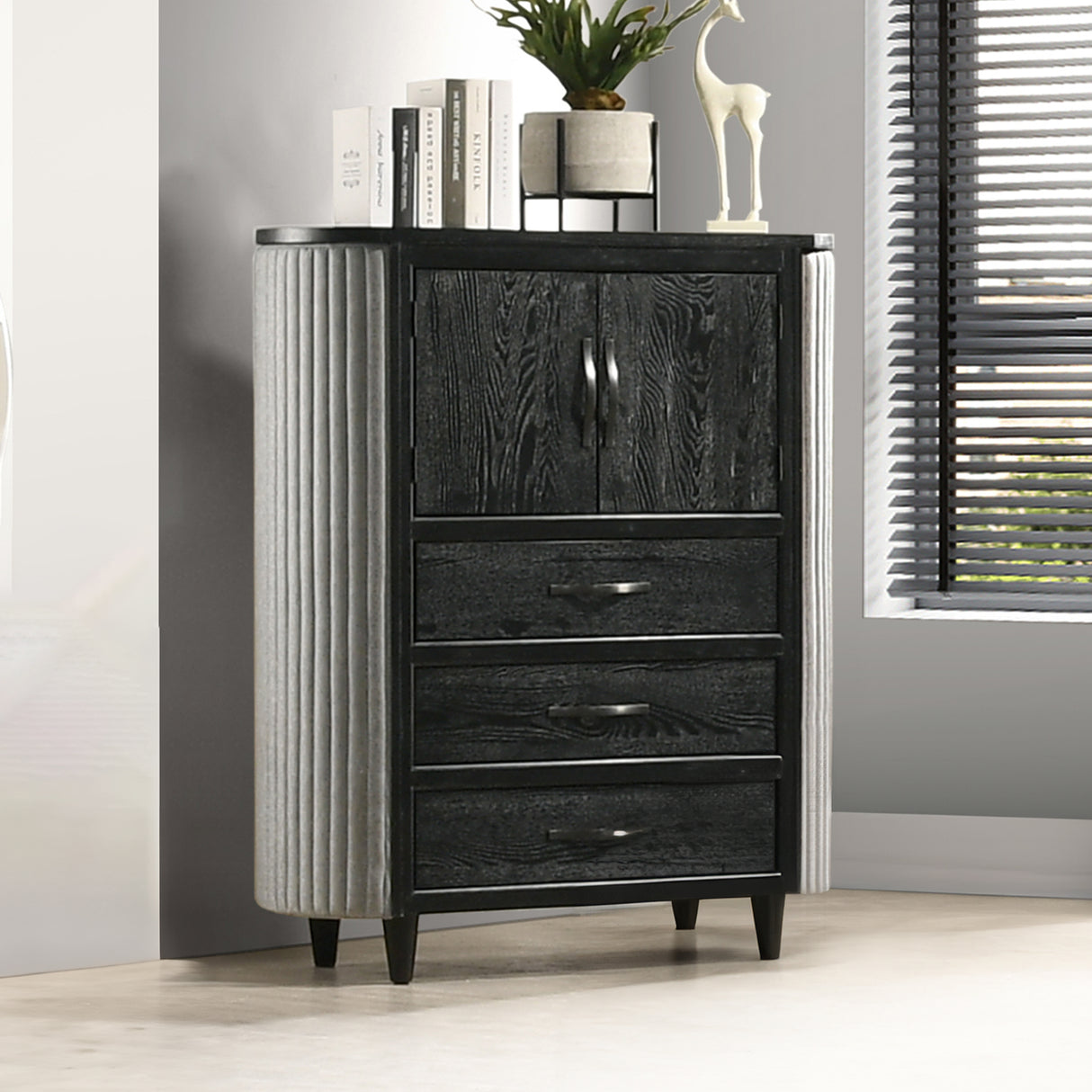 Skyline Door Chest-Onyx
