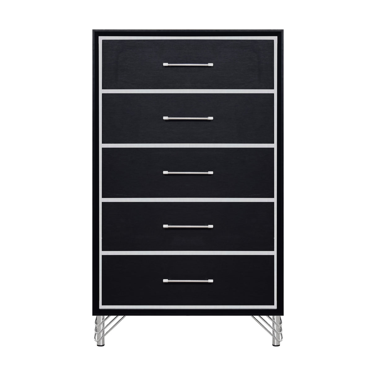 Ava 5 Drawer Chest-Ebony