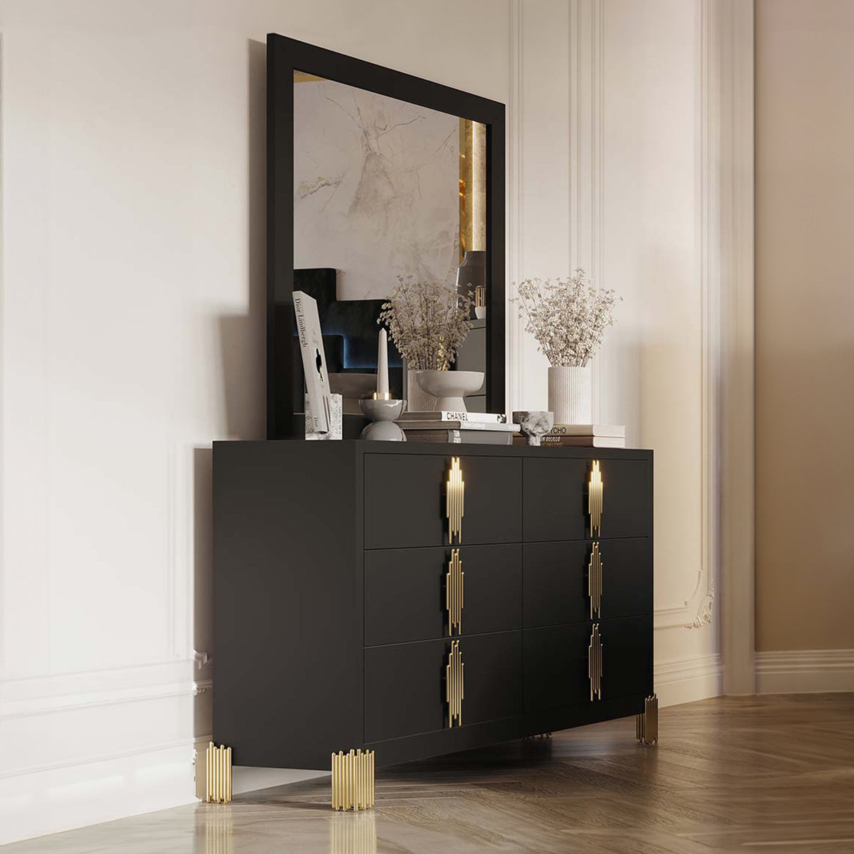 Empire Mirror- Black