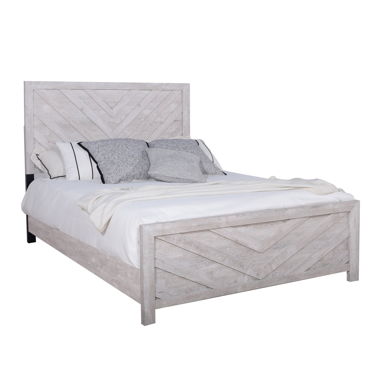 Biscayne 6/6 Ek Hb,Fb, & Slats-Driftwood