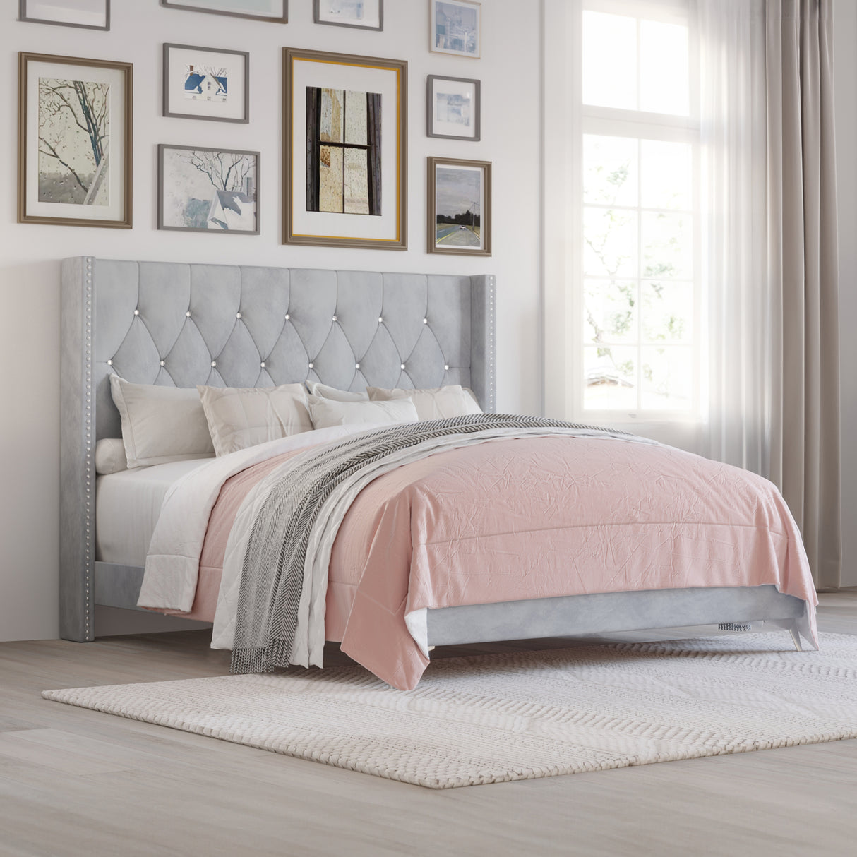 Huxley 6/6 Ek Hb, Fb And Slats-Gray