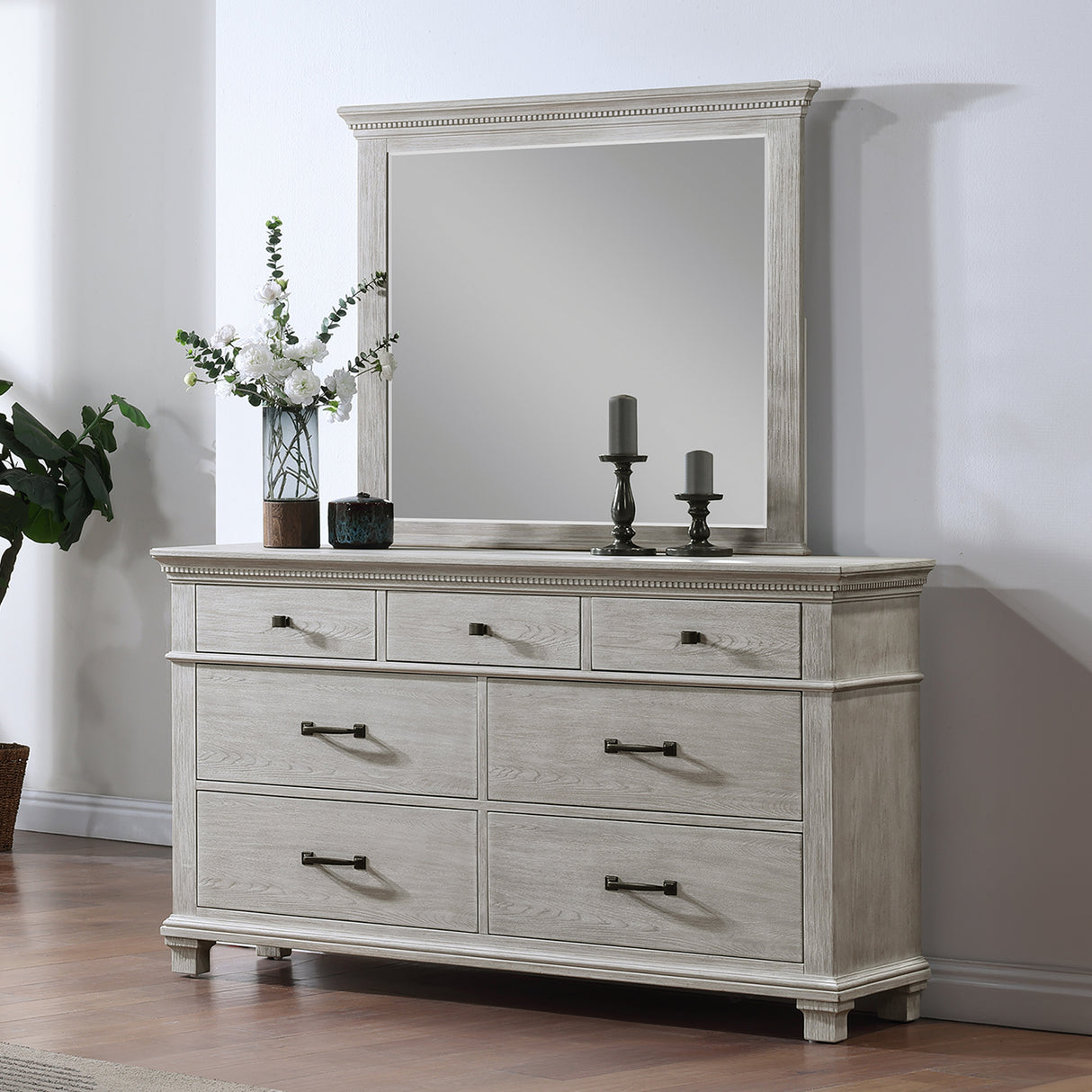 Silver Sands Mirror-Gray