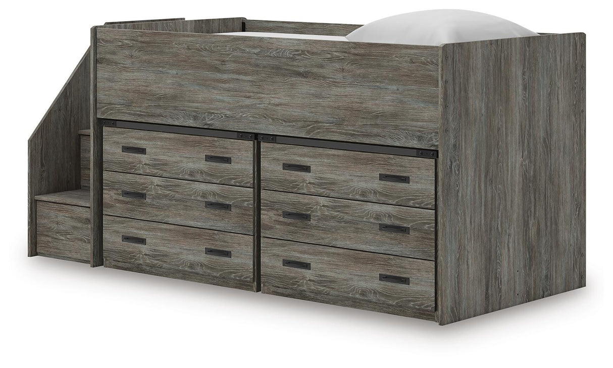 Frandern Loft Bed with Drawer Storage