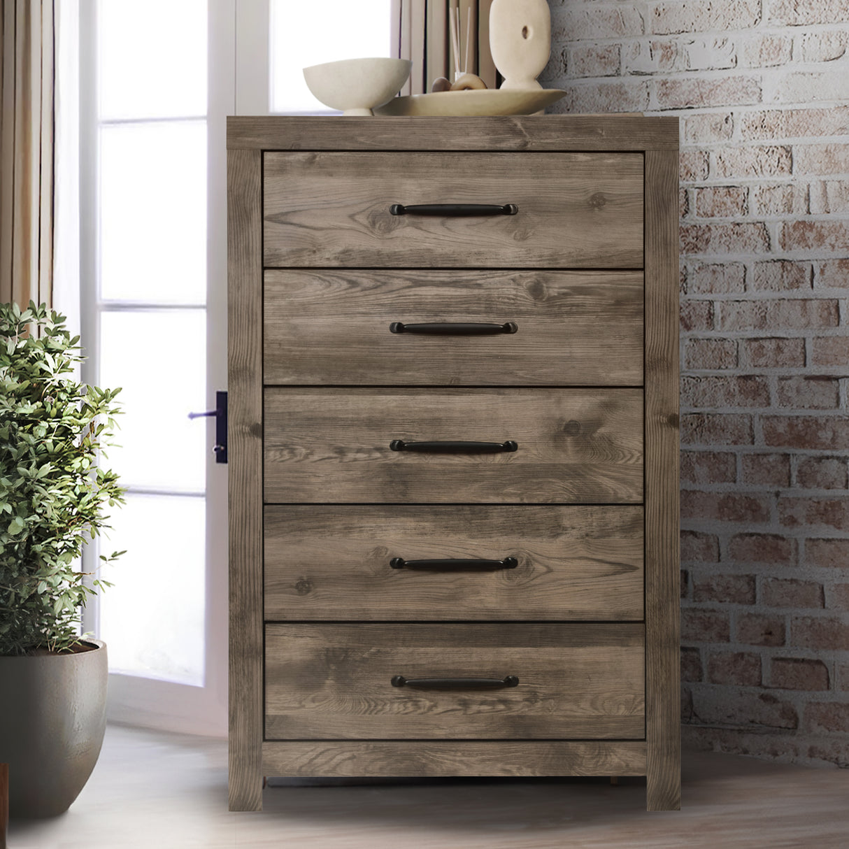Misty Lodge Chest- Greige