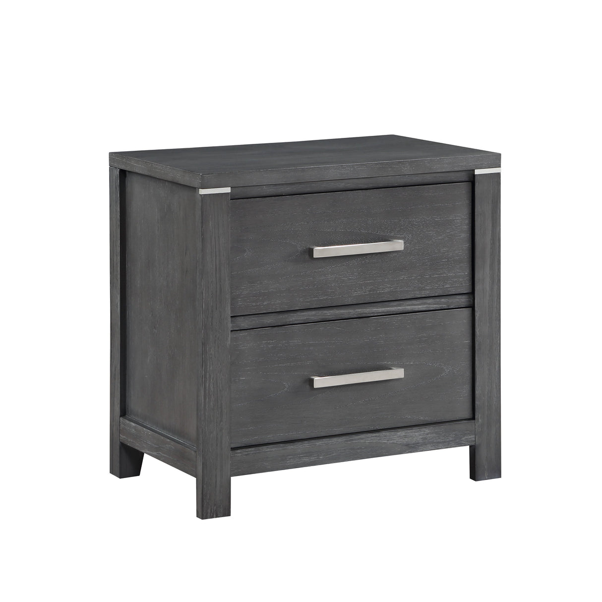 Odessa Nightstand-Charcoal