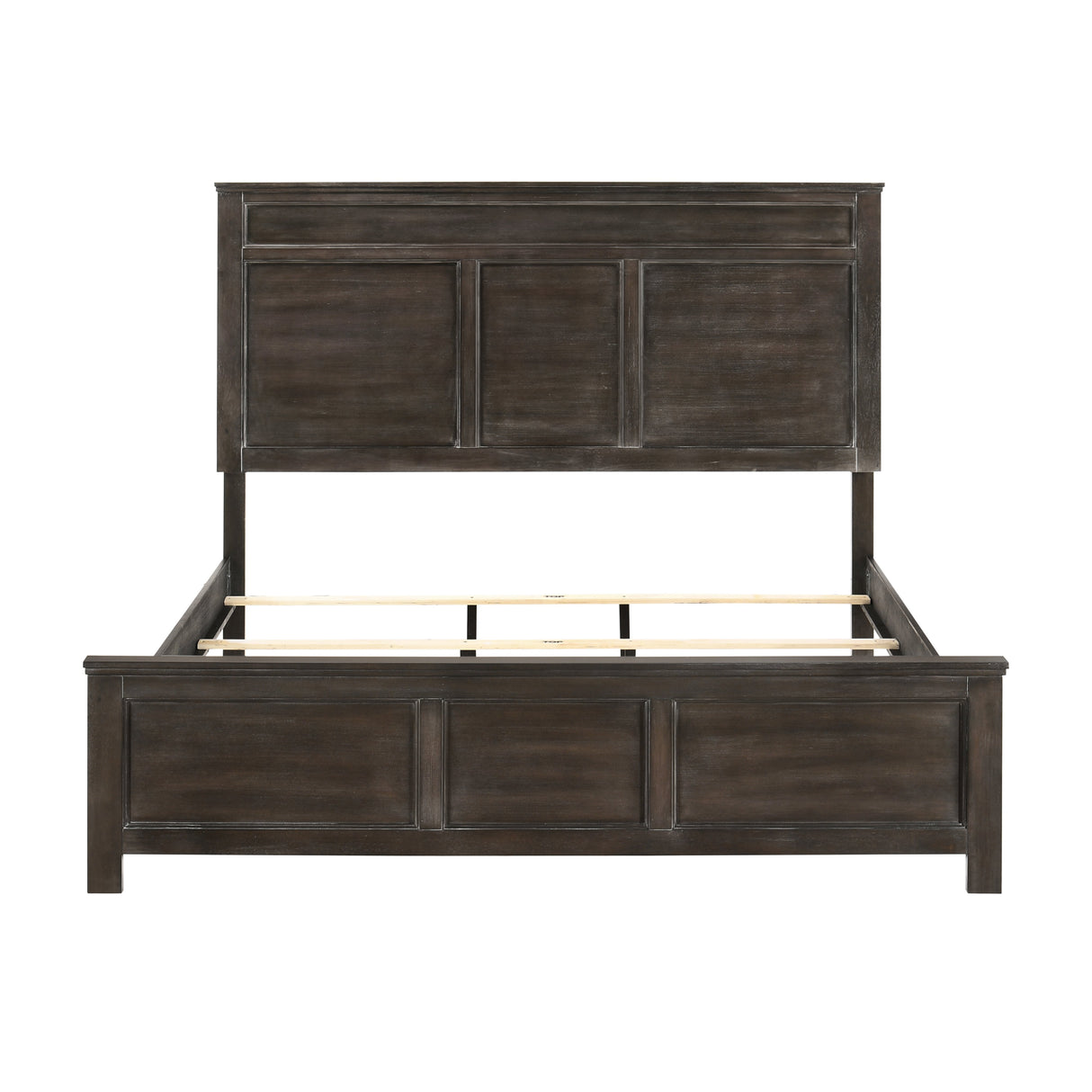 Andover 3/3 T Headboard, Footboard & Slats-Nutmeg