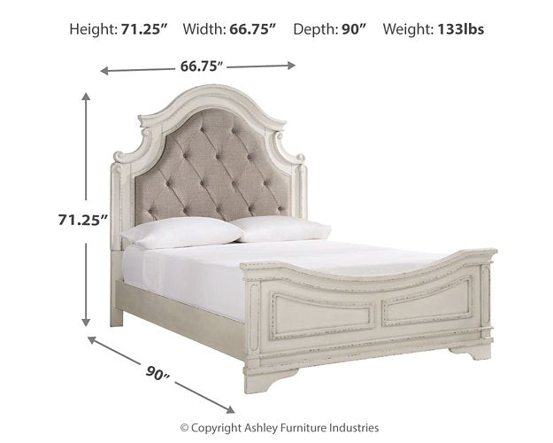 Realyn Upholstered Bed - galleria furniture outlet