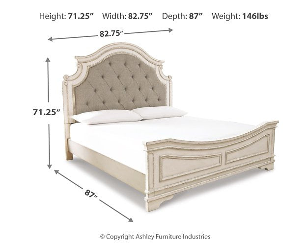 Realyn Upholstered Bed - galleria furniture outlet
