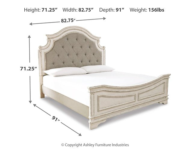 Realyn Upholstered Bed - galleria furniture outlet