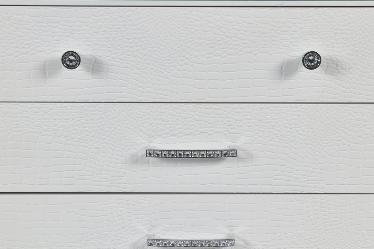 Valentino Nightstand-White