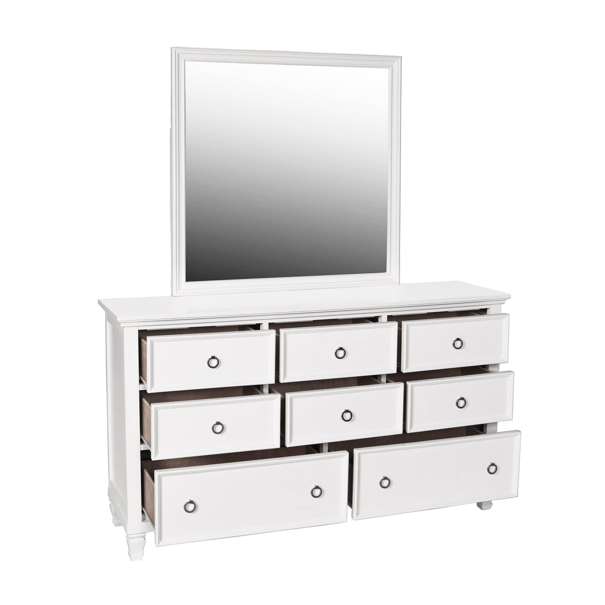 Tamarack Mirror- White