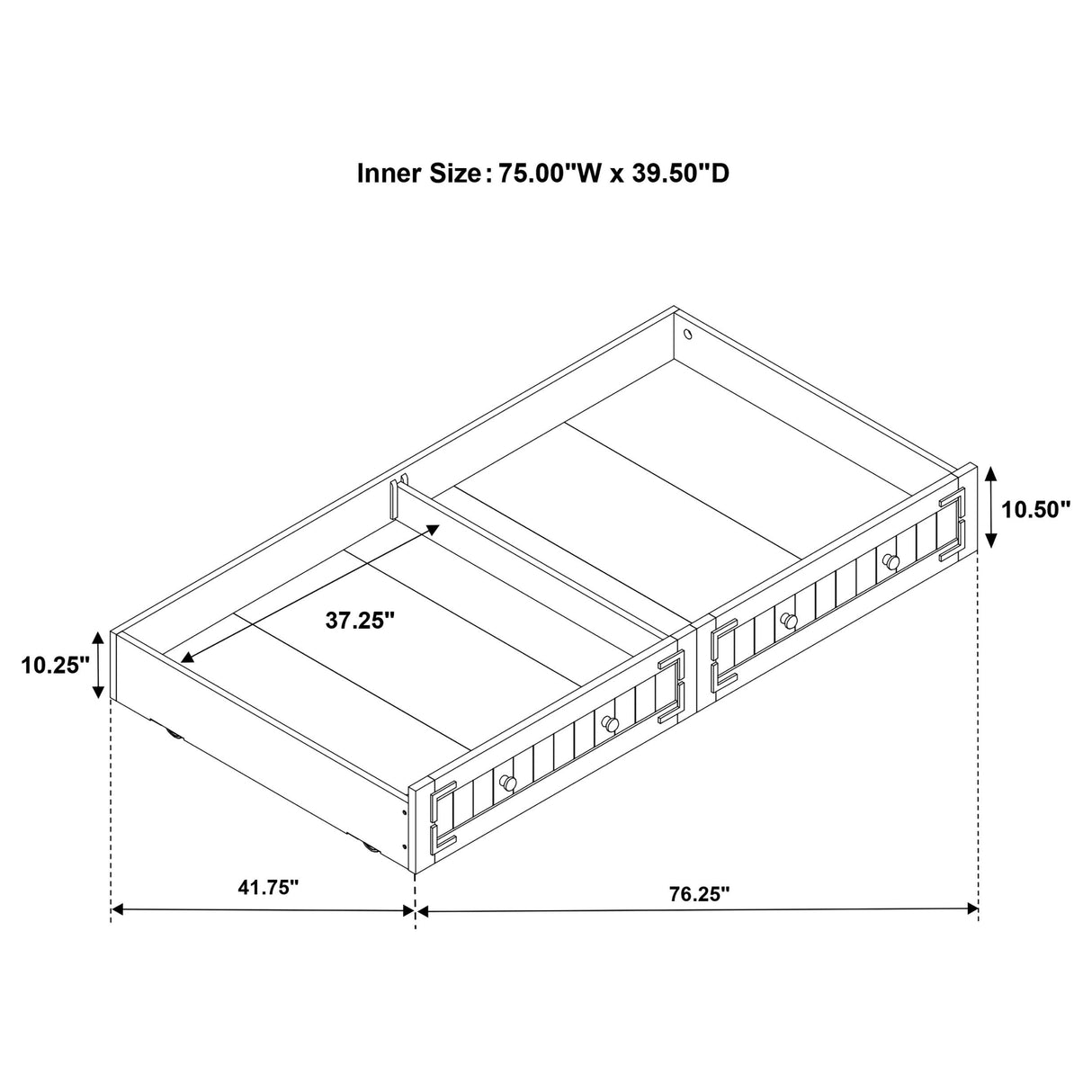 Oakdale Daybed with Trundle - galleria furniture outlet