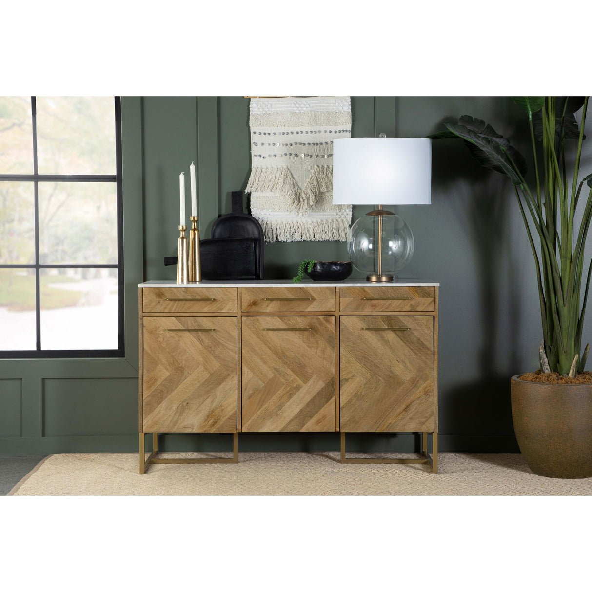 Keaton Accent Cabinet - galleria furniture outlet