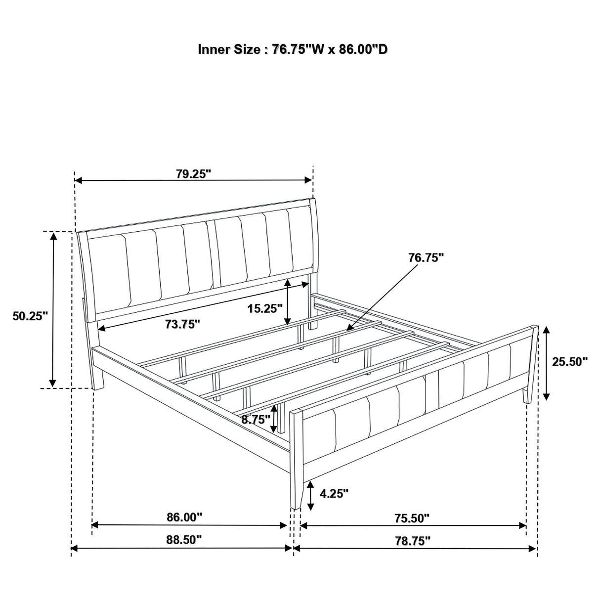 Wilkes Panel Bed - galleria furniture outlet
