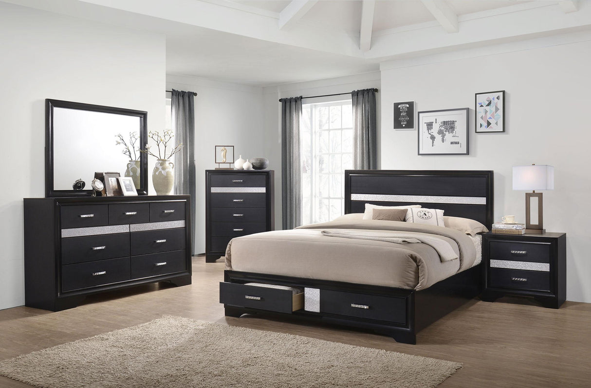 Miranda Panel Platform Storage Bed - galleria furniture outlet