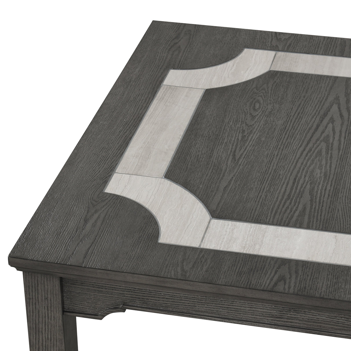 Lisbon Rectangle Dining Table-Gray