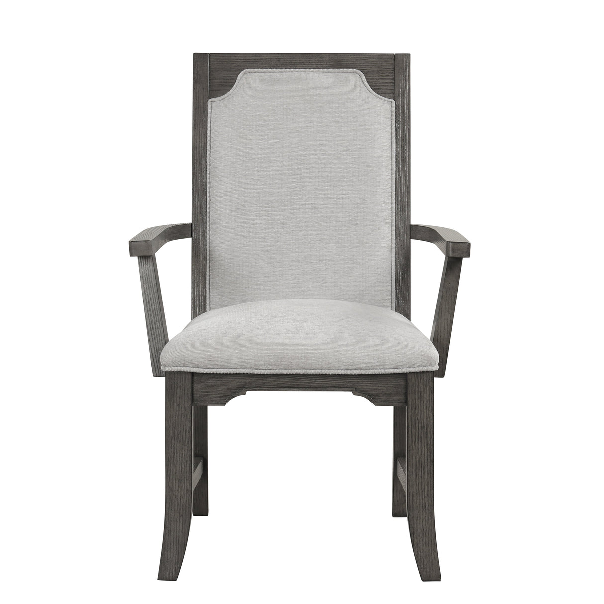 Lisbon Dining Arm Chair (2 Per Carton)-Gray
