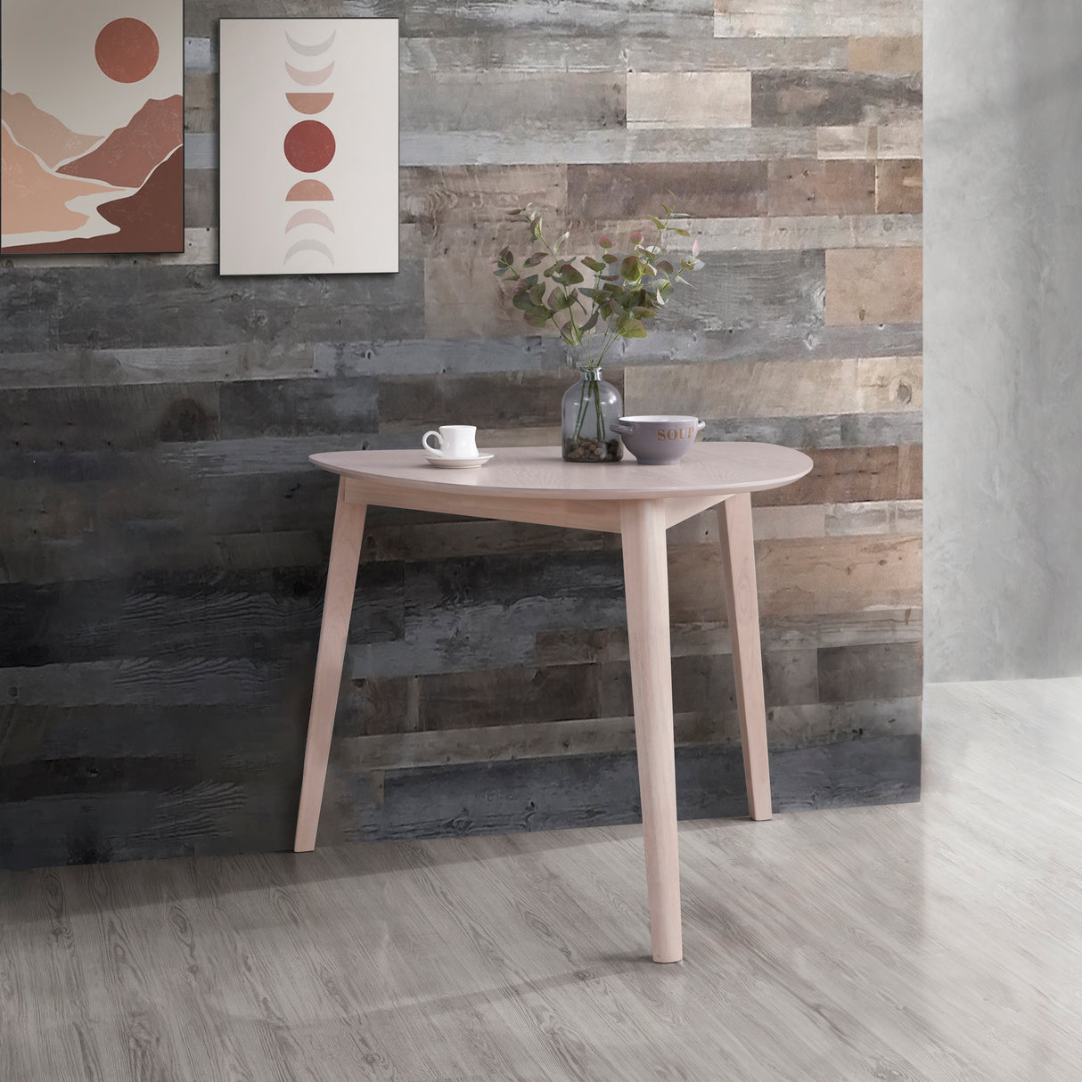 Oscar Corner Table-White Ash
