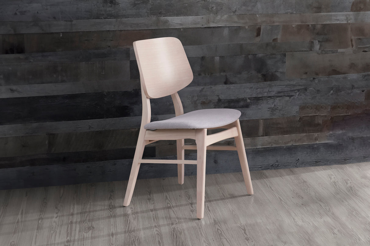 Oscar Wood Back Chair-White Ash
